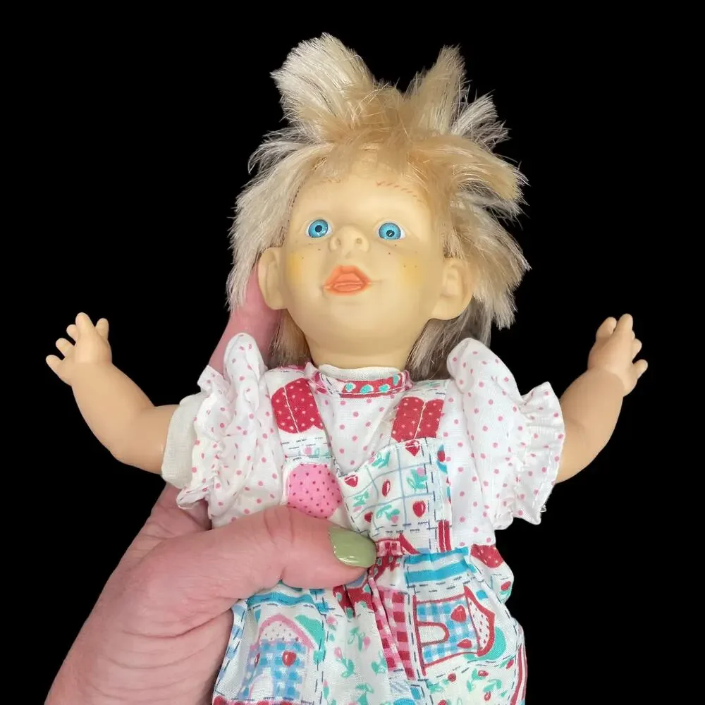 Gloobee Bunch Doll Real Life Expressions Vintage 1990s Blonde Blue Eyes READ